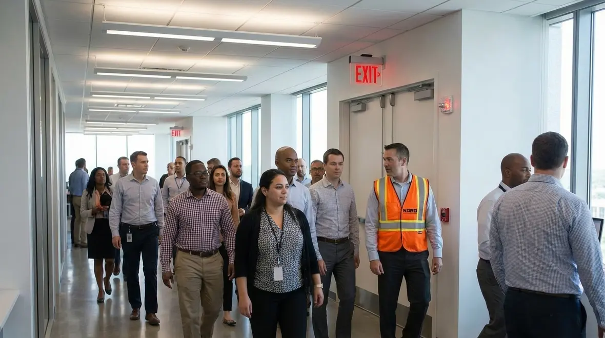 Employee fire extinguisher and evacuation training in Cudahy