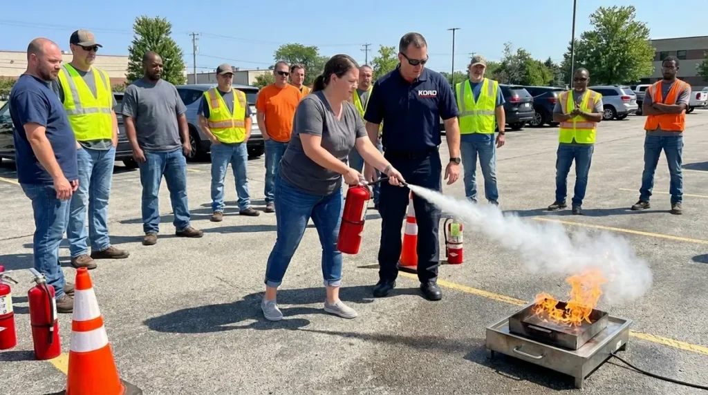 Cudahy fire extinguisher training