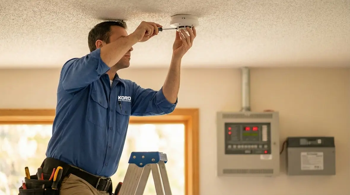 Fire alarm monitoring equipment with backup connections