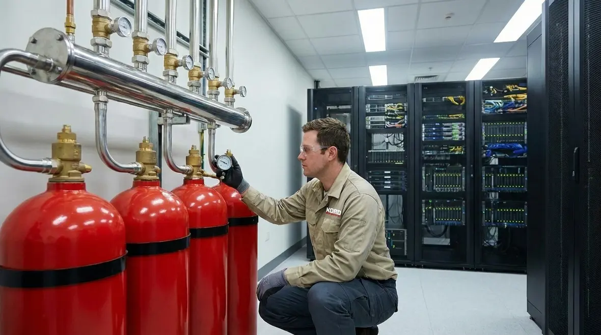 Clean agent fire suppression cylinders in Agoura Hills