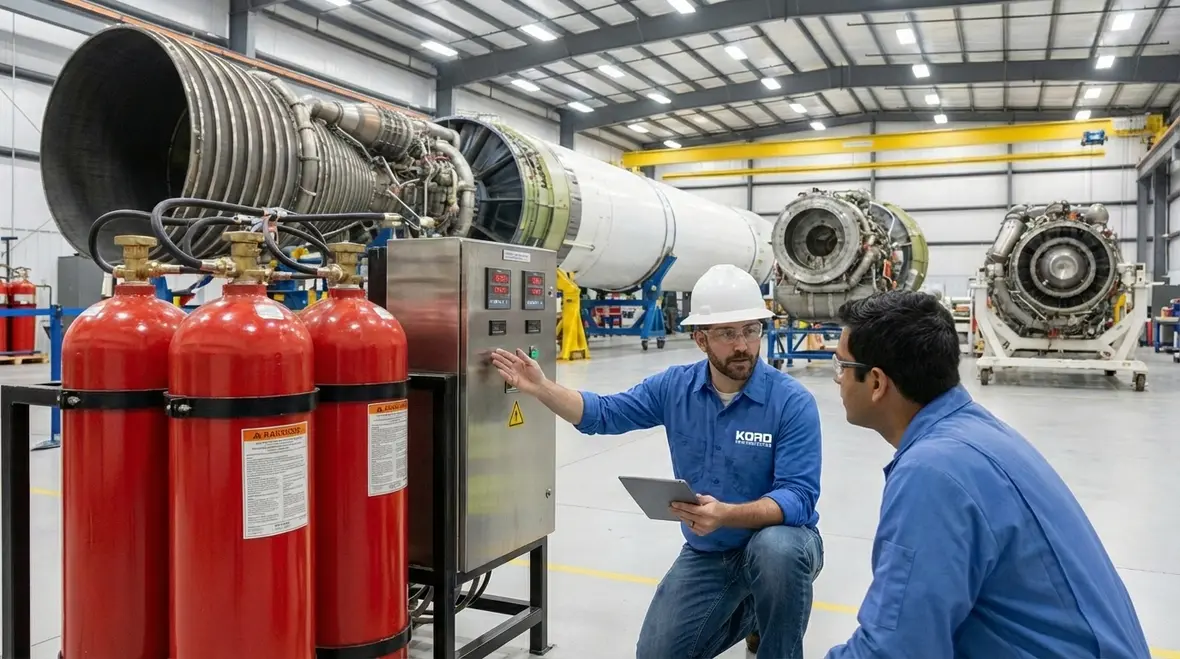 Clean agent fire suppression protecting El Segundo tech facility