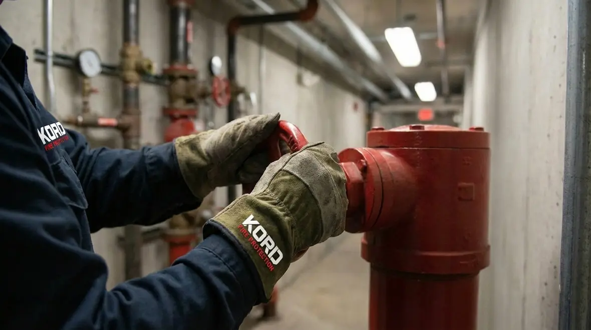 Standpipe inspection gauges and valves during code-required testing