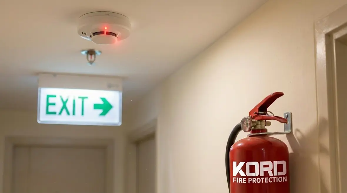 Integrated fire alarm and sprinkler systems