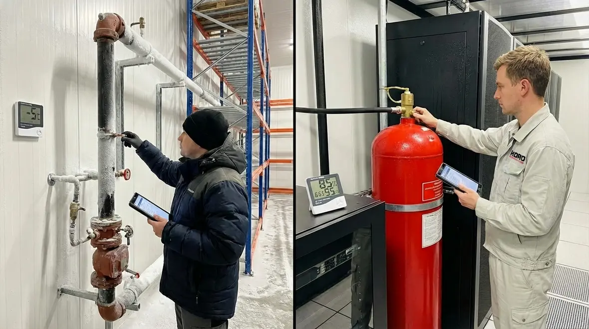 Environmental conditions and fire suppression agents