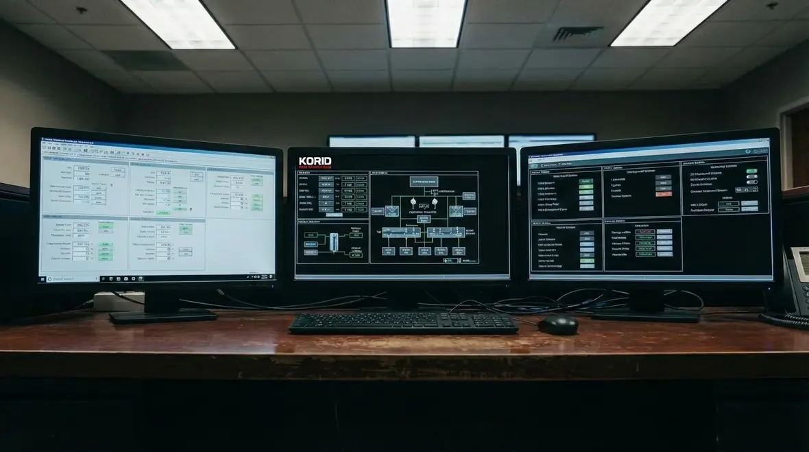 Integrated fire alarm, HVAC, and access control dashboard