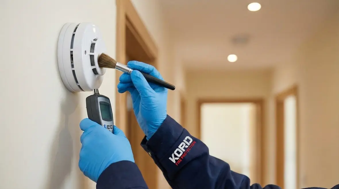Commercial building in Glendora protected by smoke detection systems