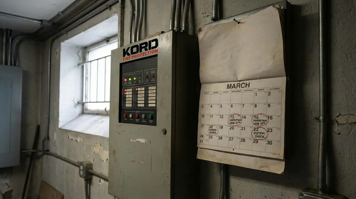 Glendora fire alarm documentation and testing