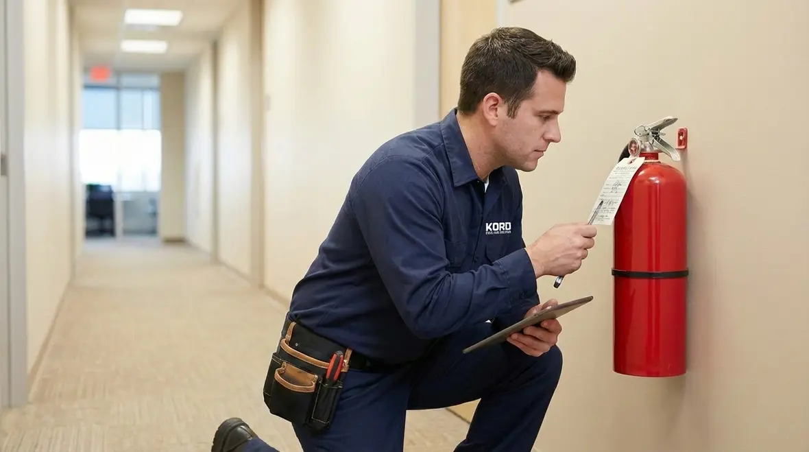 Fire safety documentation and inspection records