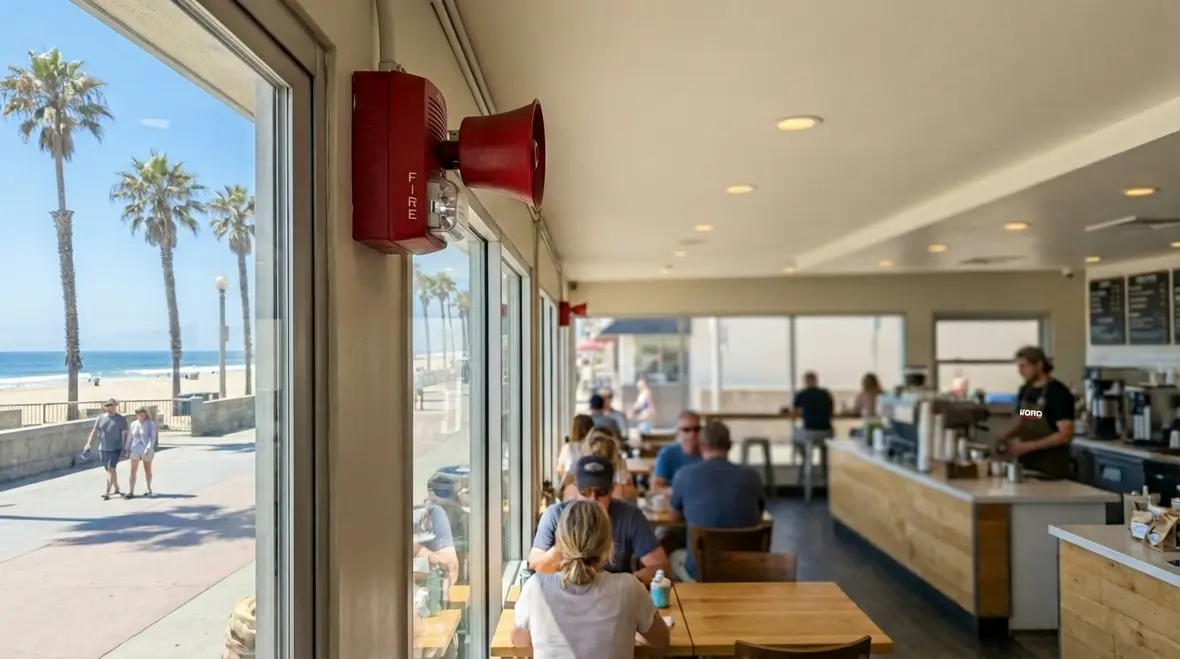 Hermosa Beach fire alarm systems for businesses
