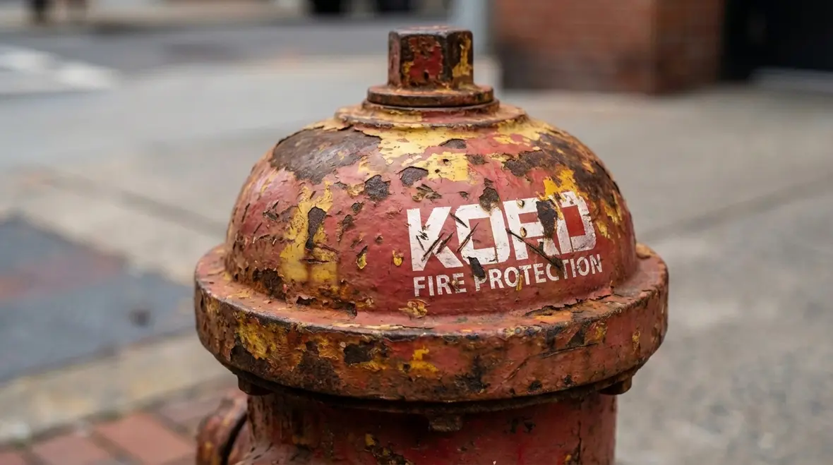 Technician performing annual hydrant testing in Huntington Park