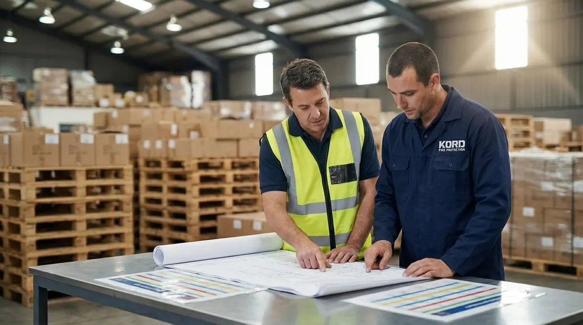 High pile warehouse storage with ESFR sprinklers
