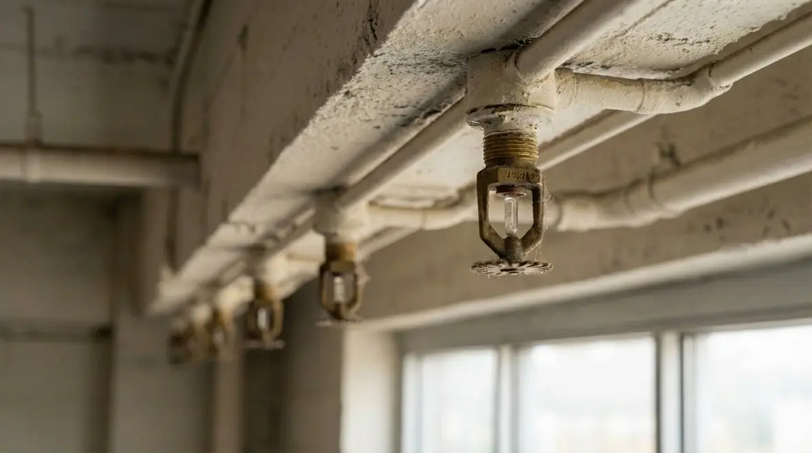 Commercial fire sprinkler system protecting Glendale office buildings