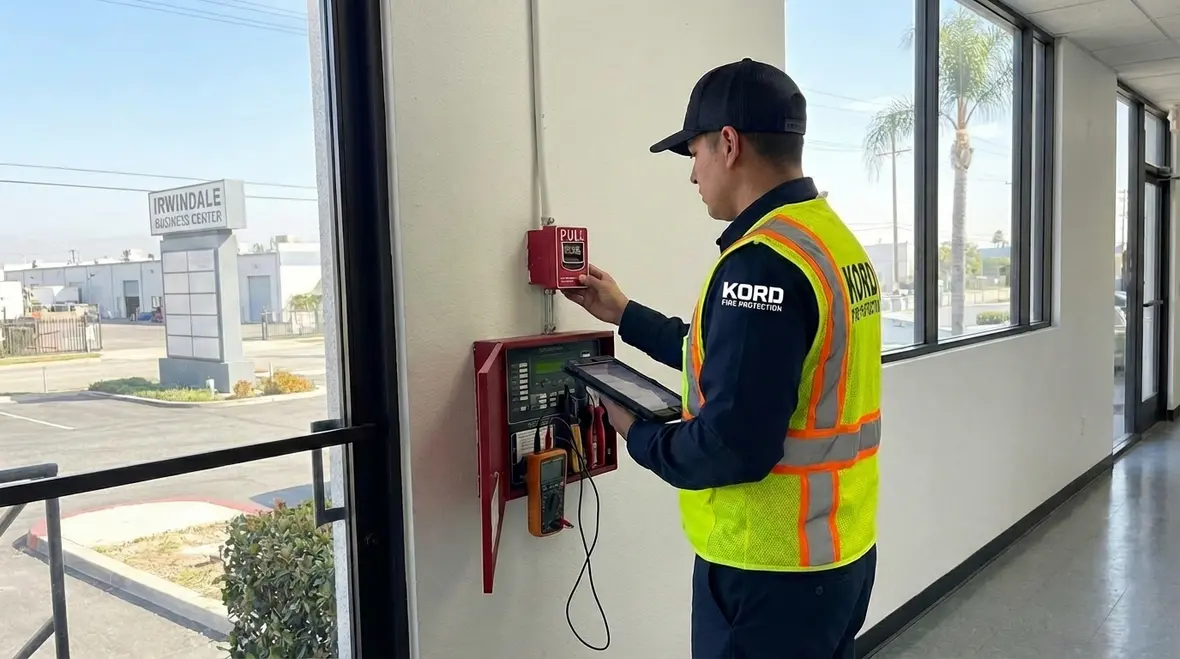 Irwindale fire alarm inspection requirements