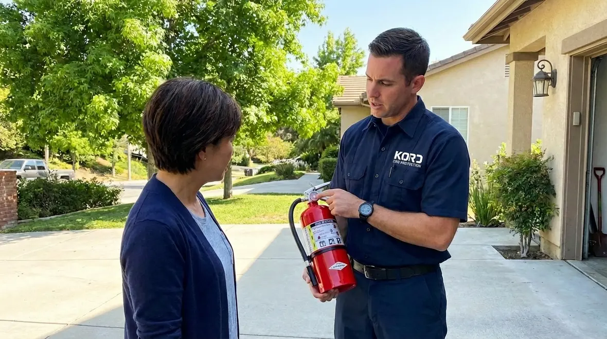 La Cañada Flintridge fire extinguisher service technicians