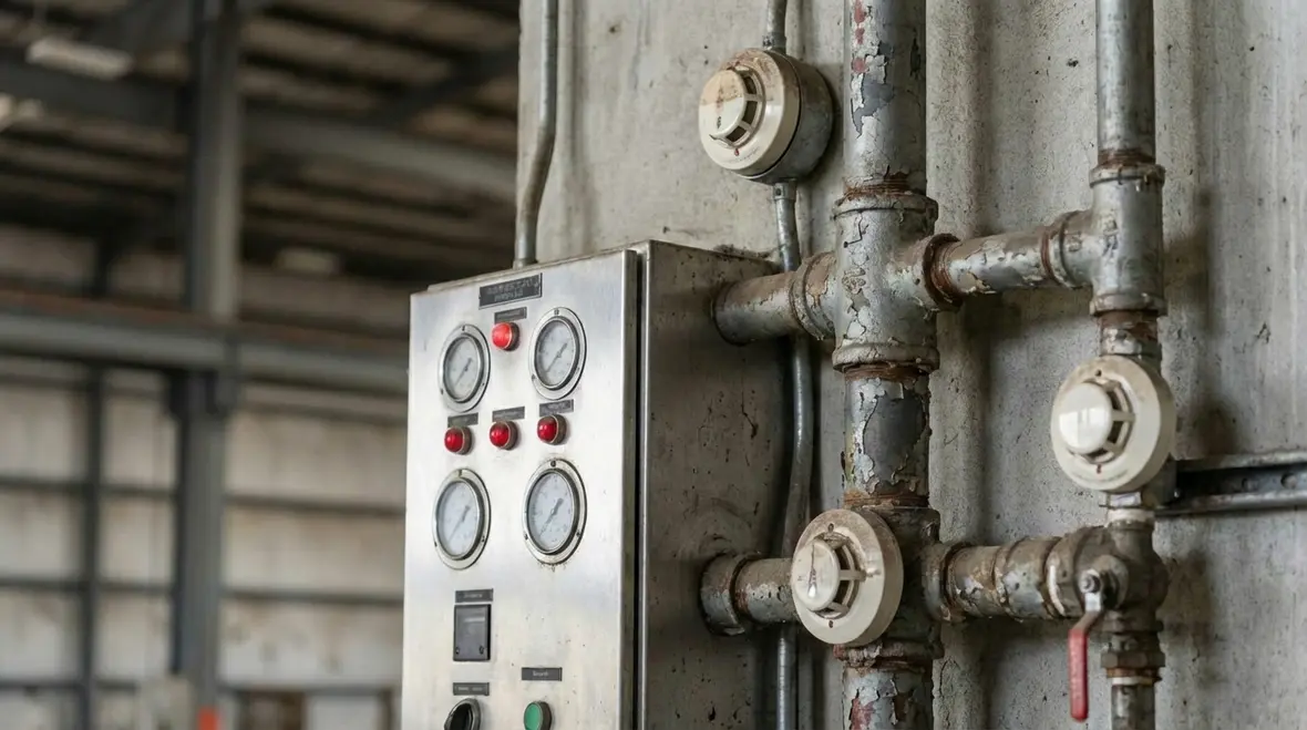 Core components of a Lancaster fire suppression system