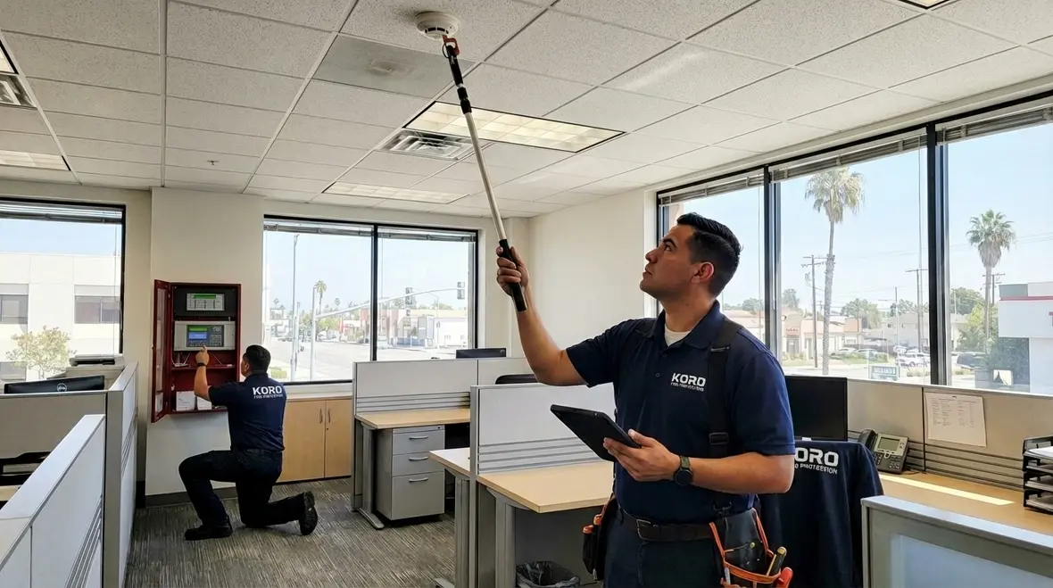 La Puente fire alarm inspection featured