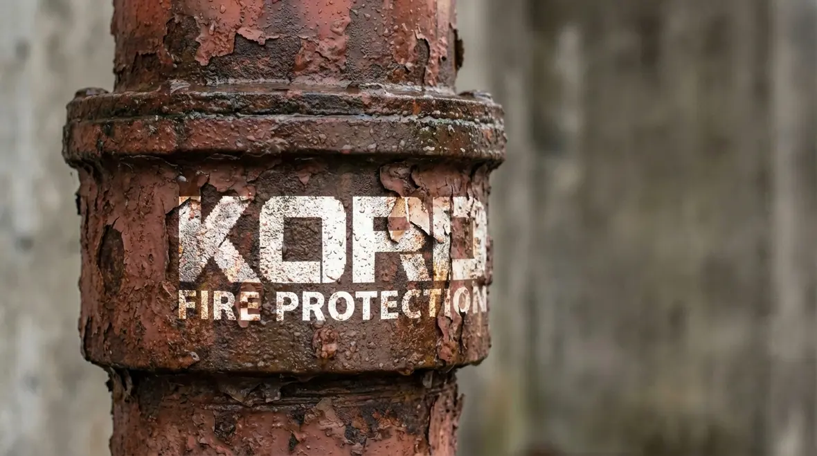 Example of corrosion found during standpipe inspection