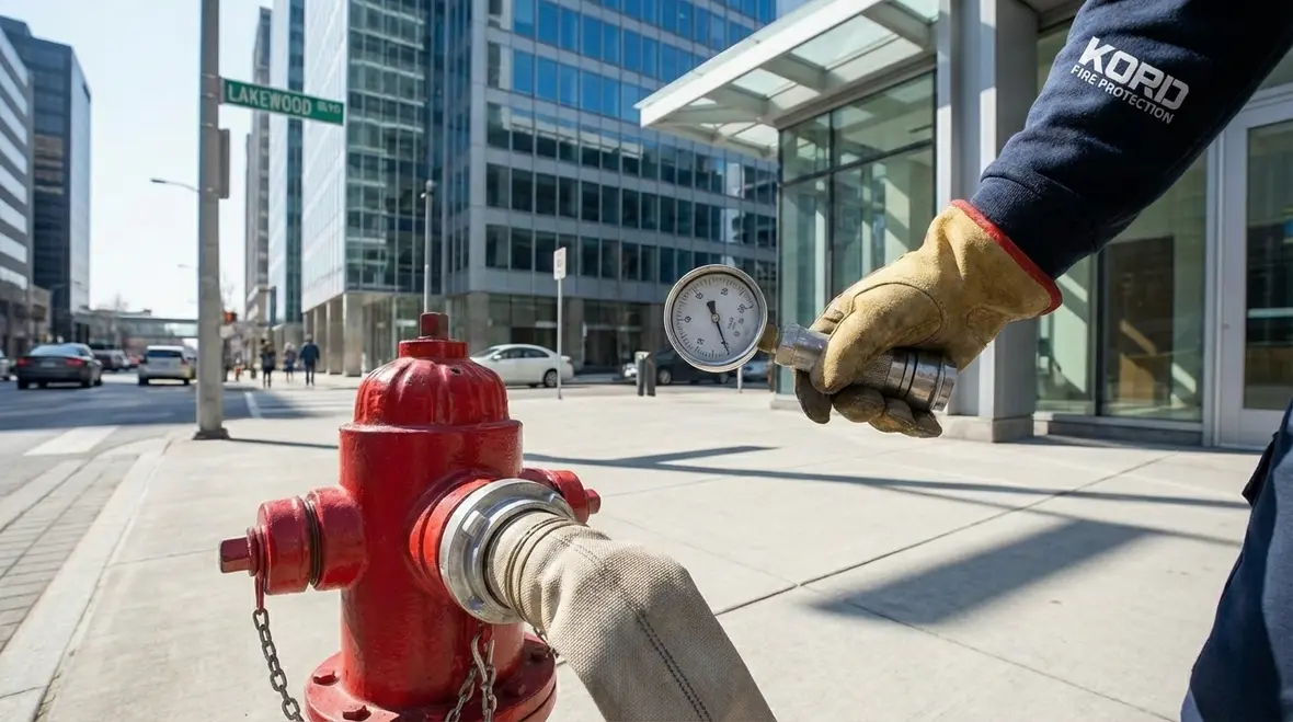 Commercial fire pump and sprinkler system components