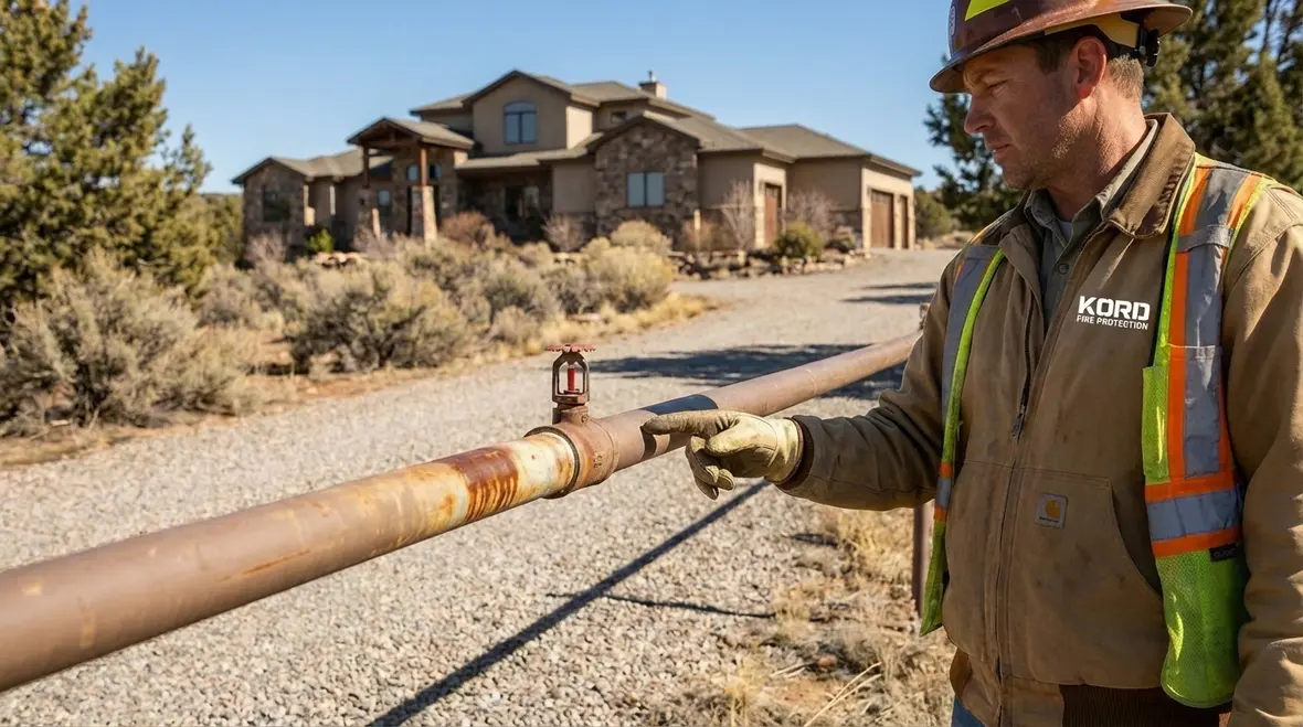 Fire sprinkler inspection checklist and system components