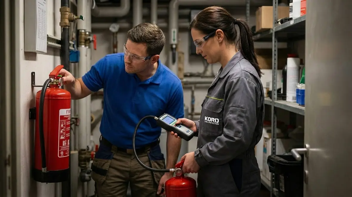 La Mirada business with fully inspected fire extinguishers