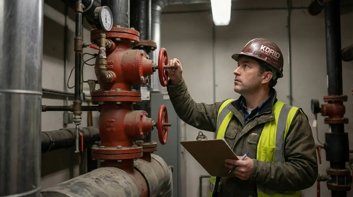 Required fire alarm, sprinkler, and extinguisher systems in Lawndale