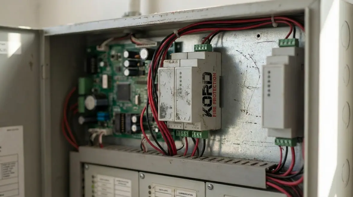 Lomita commercial building with professionally monitored fire alarm system