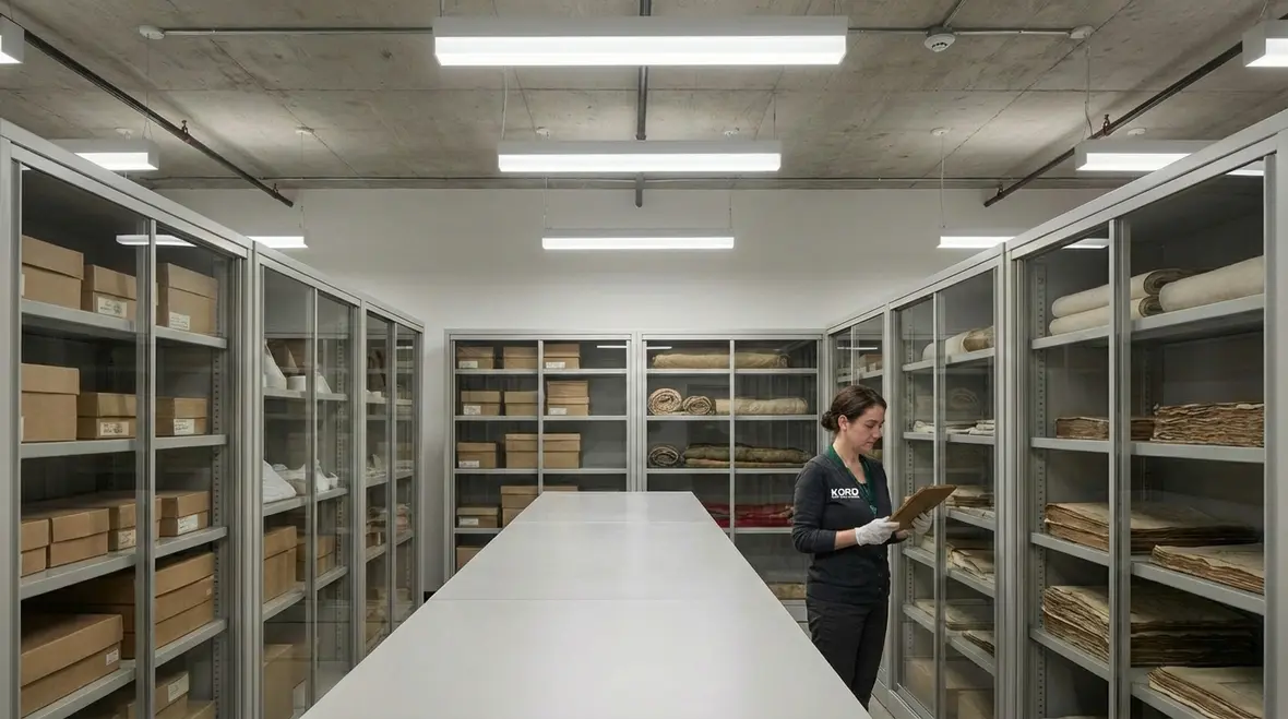 Protected control room with clean agent fire protection in Long Beach