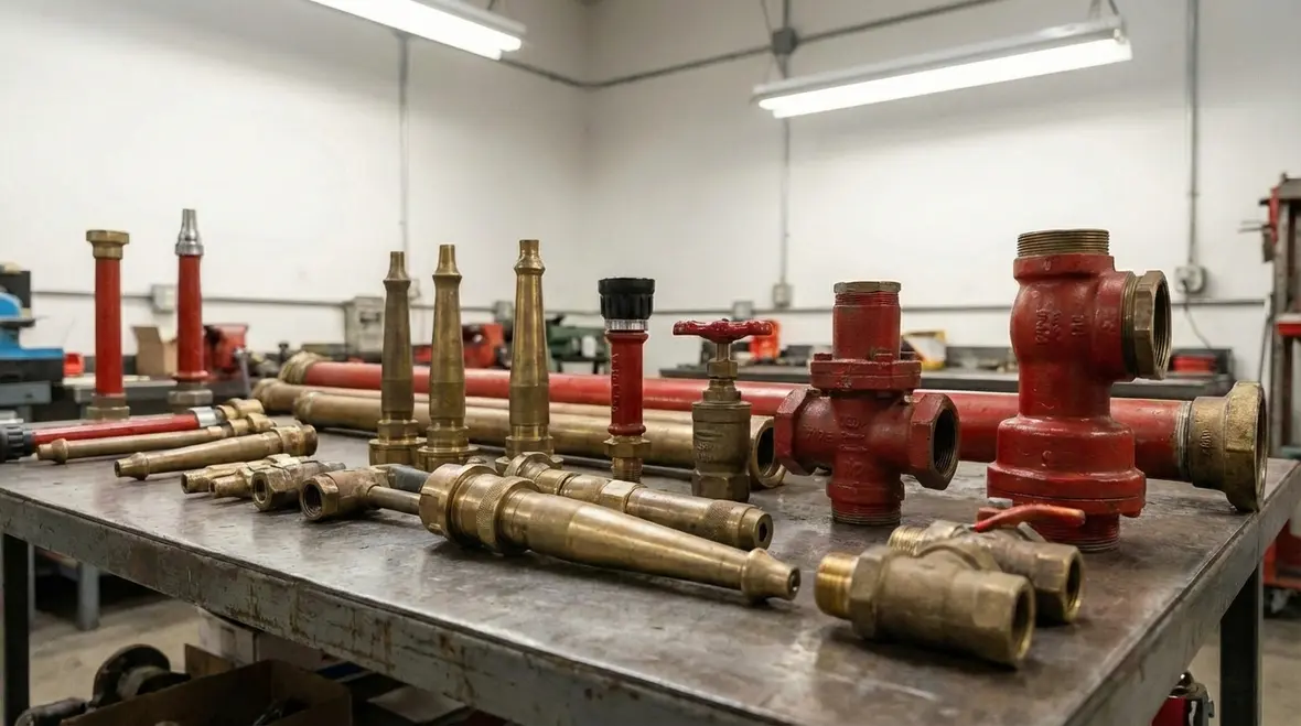 Variety of fire suppression system components used in Lynwood businesses