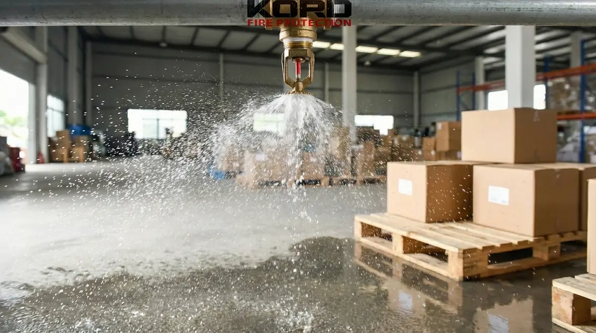 Fire detection sensors integrated with automatic suppression system