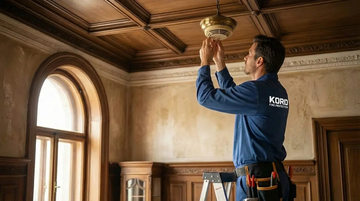 Smoke detector calibration for Pasadena commercial buildings