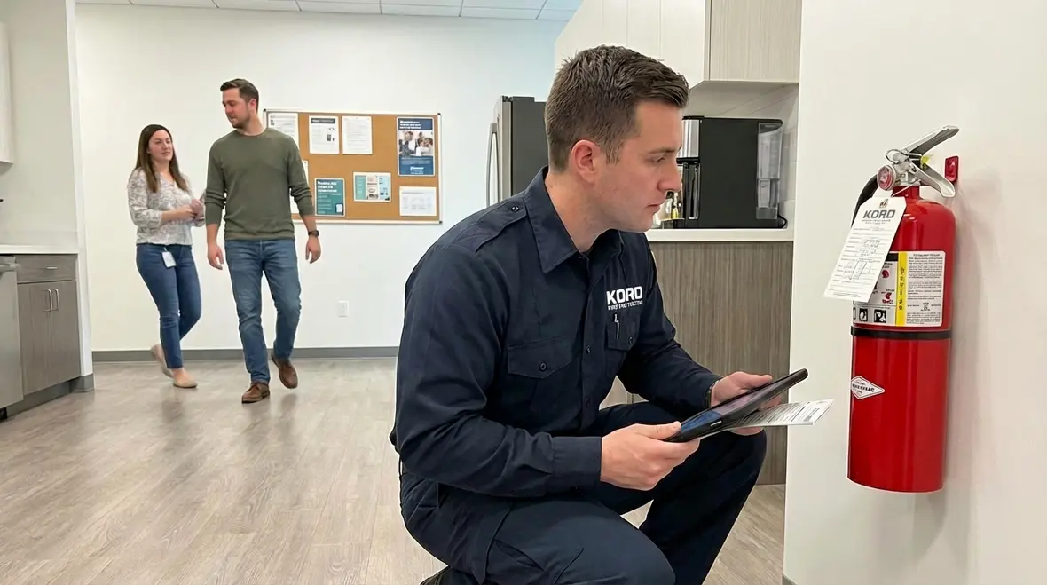 Professional extinguisher servicing and liability