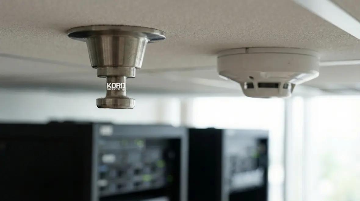 Southern California data center with clean agent fire protection