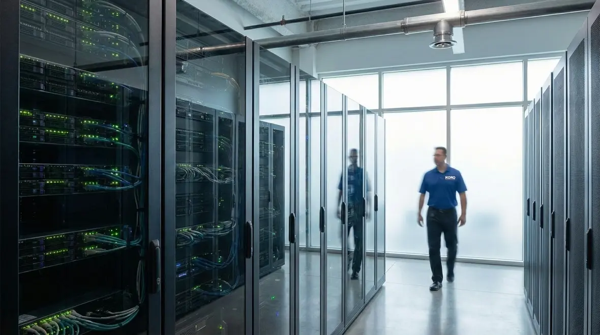 Clean agent fire suppression protecting high-value equipment in Southern California