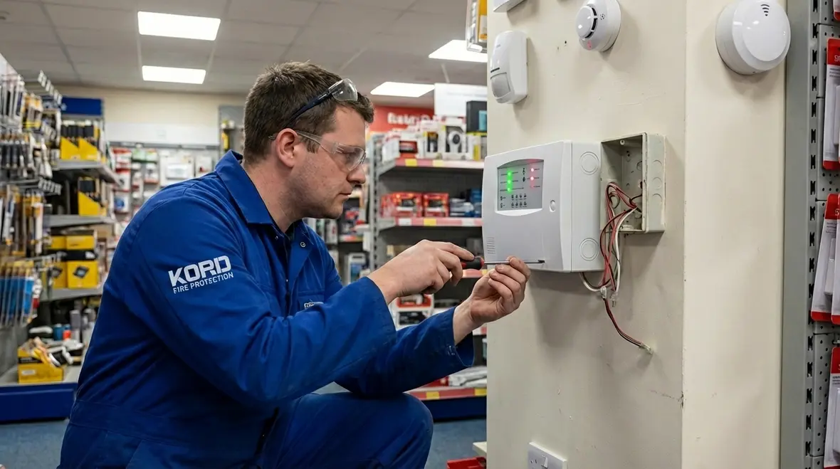 Wireless fire alarm devices integrated into existing building infrastructure