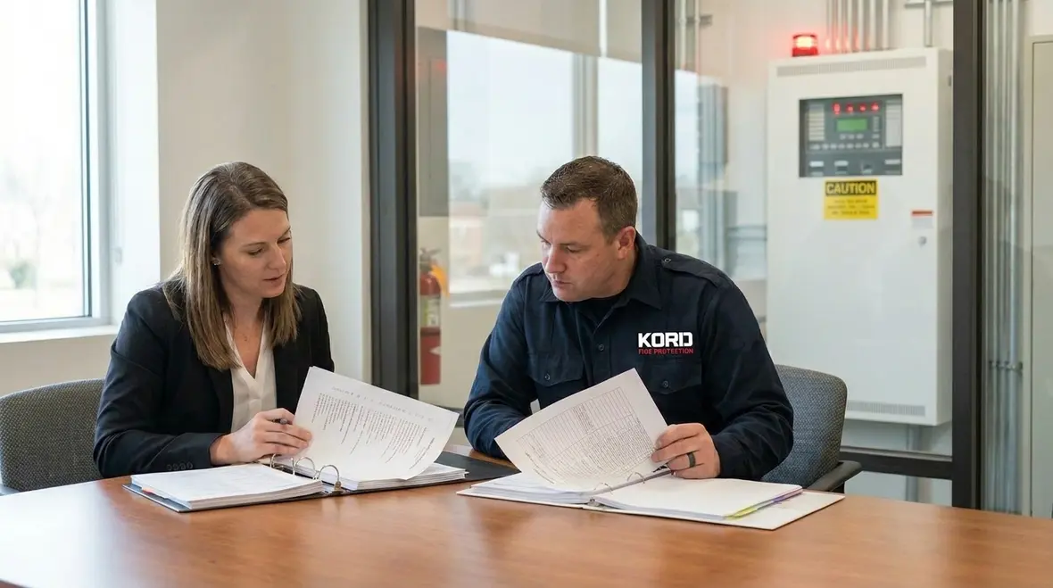 Fire alarm testing and commissioning support placeholder