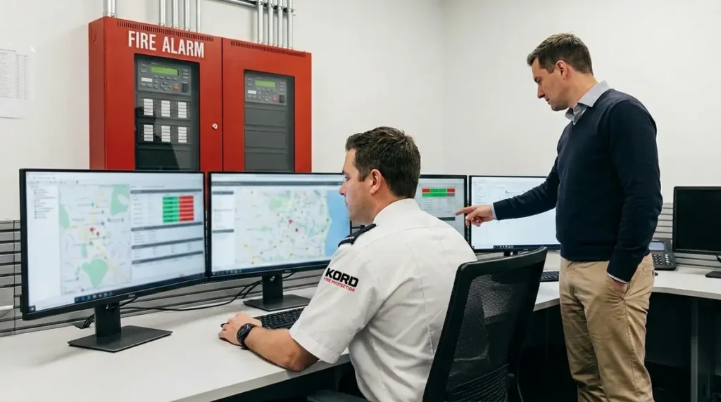 commercial fire alarm monitoring