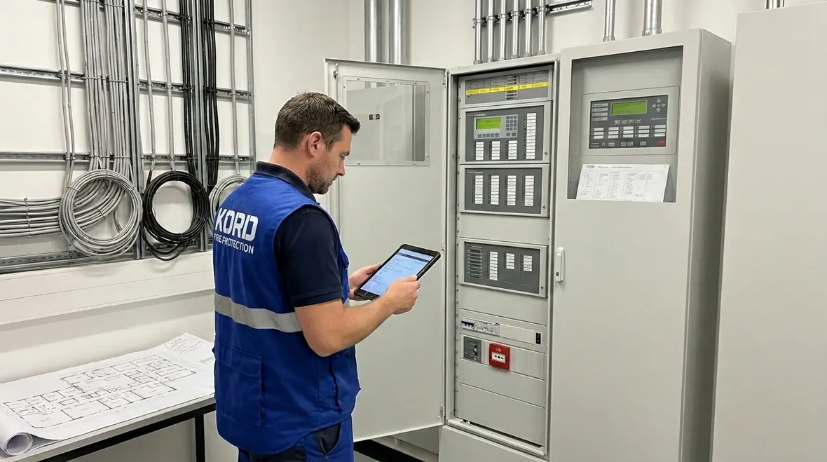 Commercial fire alarm control panel design for scalable building growth