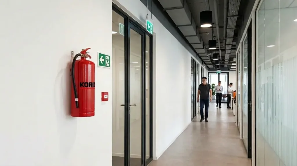 commercial fire extinguisher placement strategy