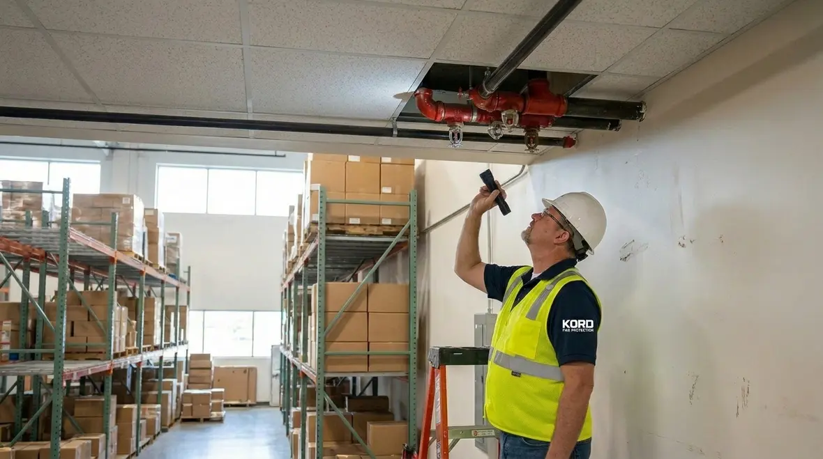 Commercial sprinkler pipe maintenance and corrosion control