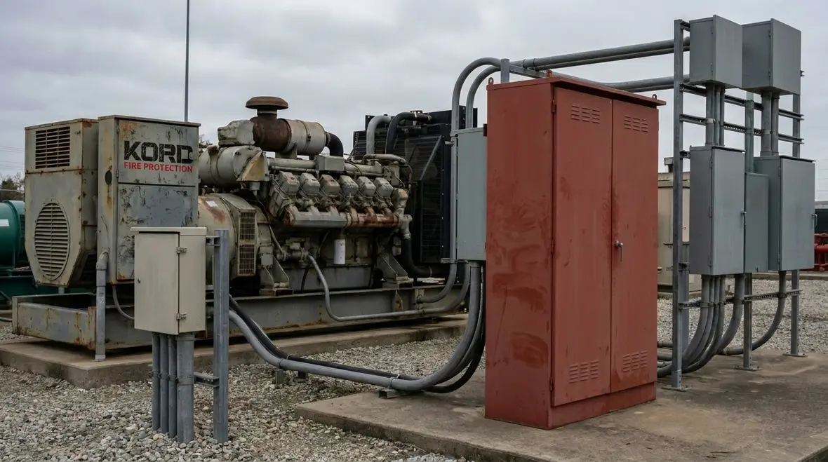 Electrical test and labeling for standpipe booster pump control systems