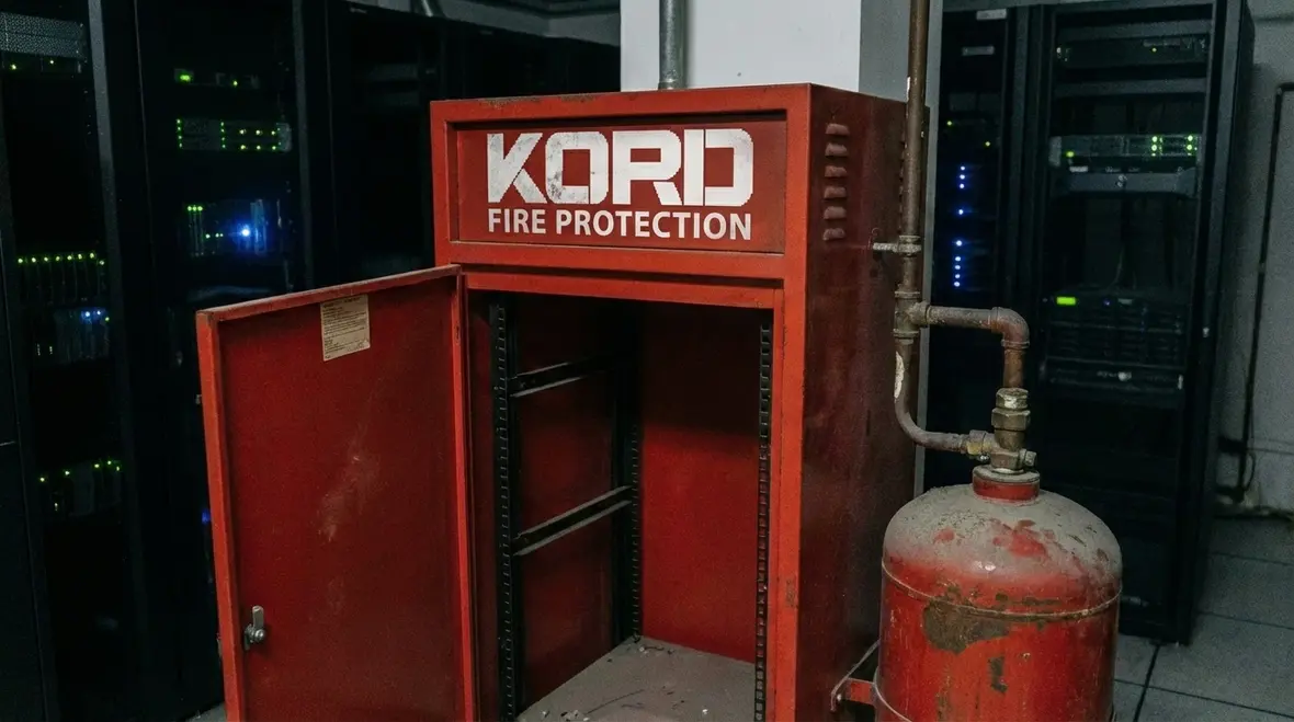 Fire suppression cylinders and piping after discharge inspection