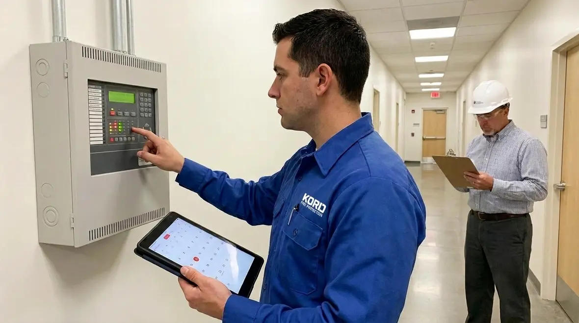 Fire alarm maintenance schedules for compliance