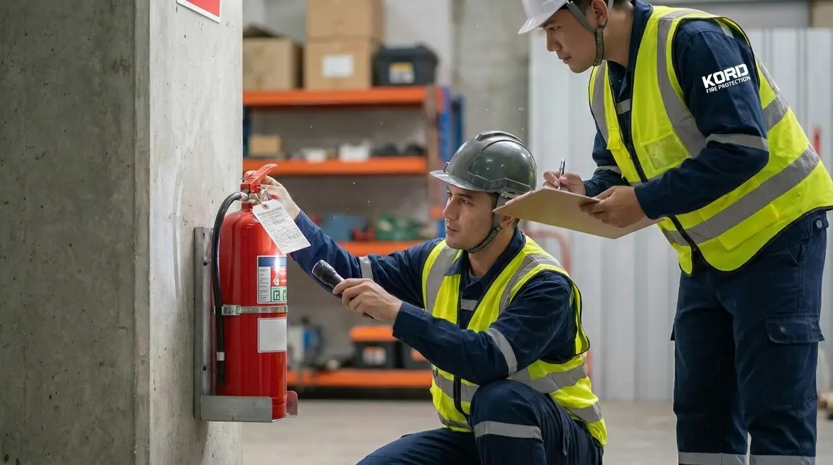 Fire extinguisher inspection and placement review