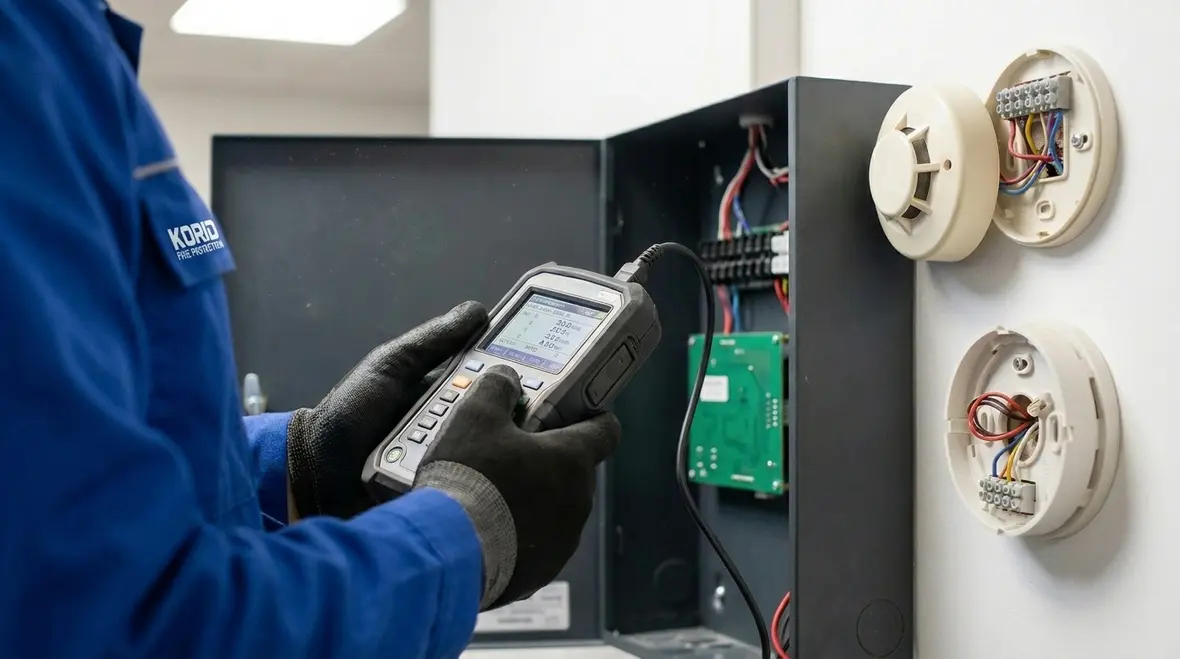 Integrated fire alarm planning and maintenance image