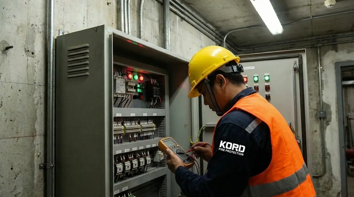 fire pump control panel inspection