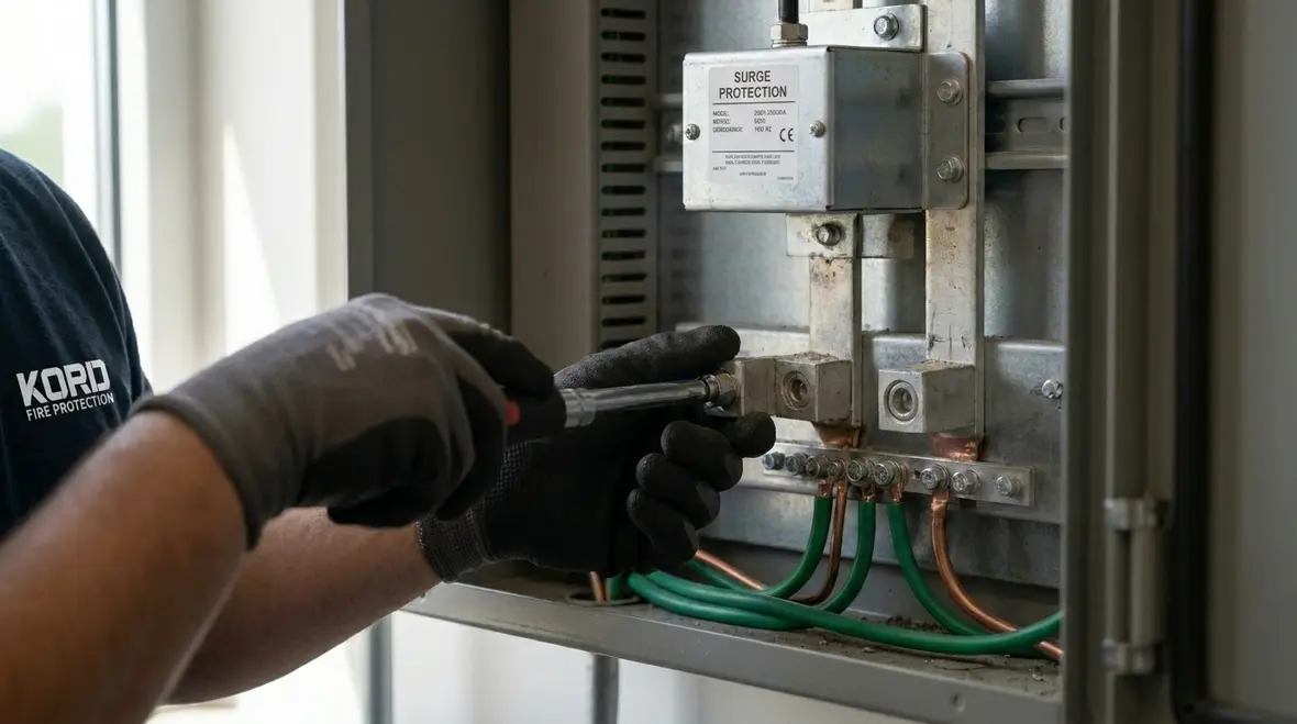 Electrical surge risks around fire pump rooms and controller feeds