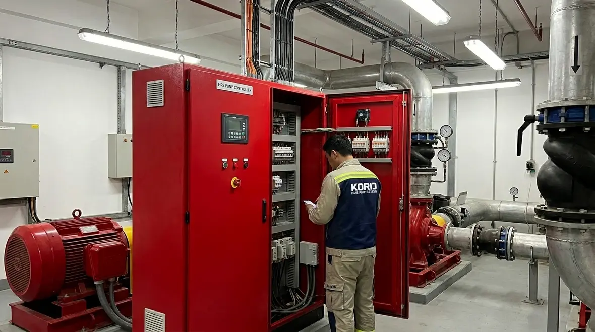Fire pump controller surge protection for reliable fire pump performance