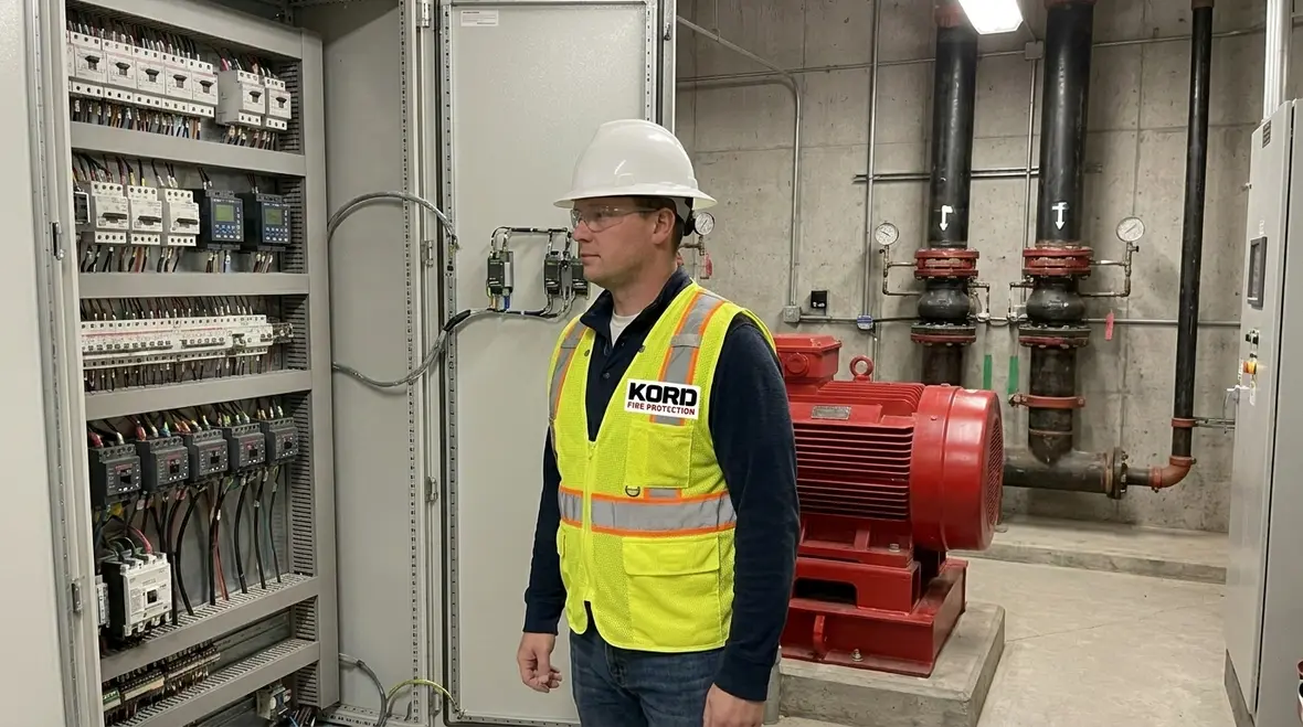 Fire pump electrical requirements power transfer diagram