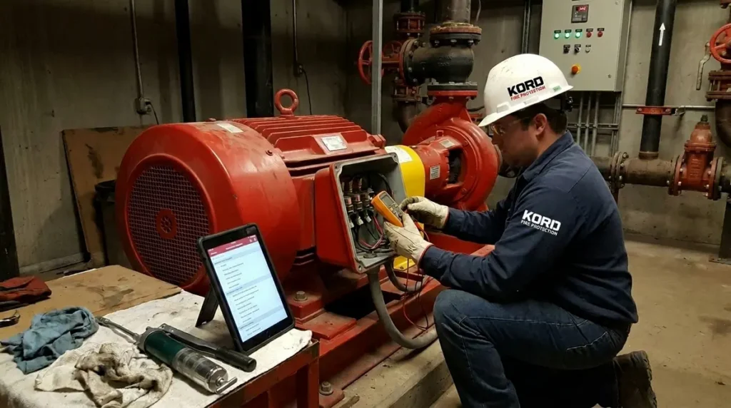 fire pump motor maintenance best practices