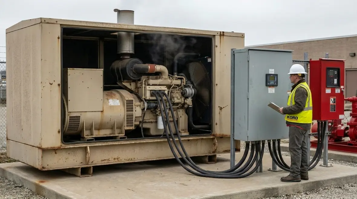 Fire pump motor starting and protective coordination equipment